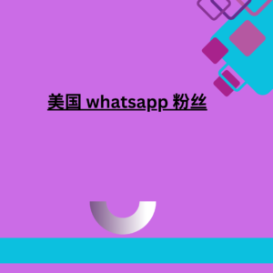 美国 whatsapp 粉丝