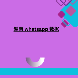 越南 whatsapp 数据