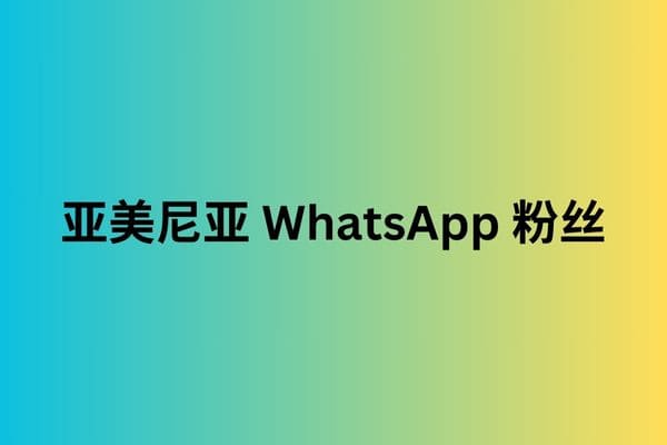 亚美尼亚 WhatsApp 粉丝