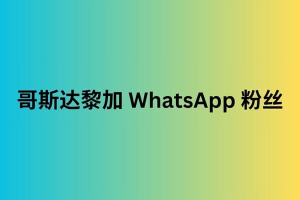 哥斯达黎加 WhatsApp 粉丝