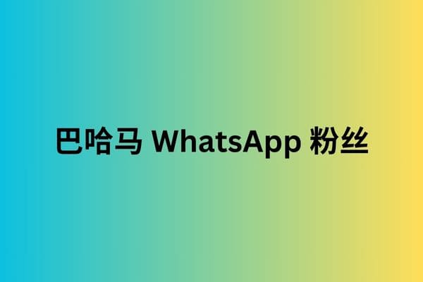 巴哈马 WhatsApp 粉丝